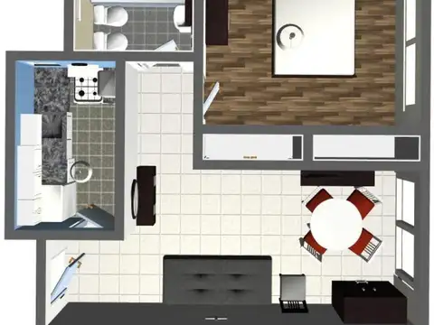 Departamento en Venta en Plaza Colon, USD 52.000