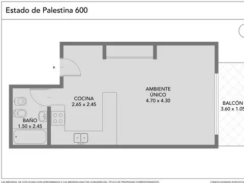 Departamento en Venta de Monoambiente