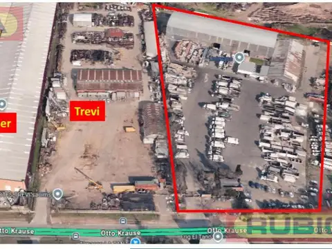 Fraccion industrial 25300m2 c/depositos-Otto Krause-Area de Promocion Malvinas Argentinas