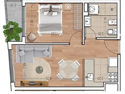 Depto Tipo Casa en Venta en Centro , USD 109.400
