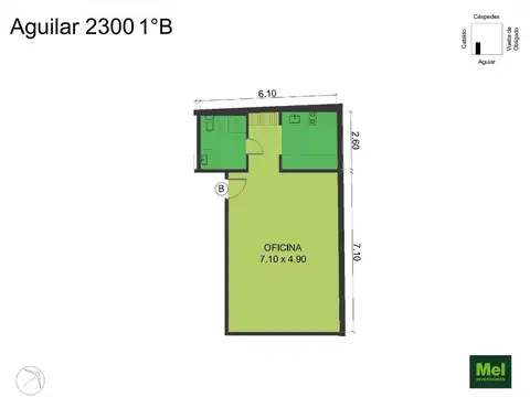 Departamento en Venta de Monoambiente