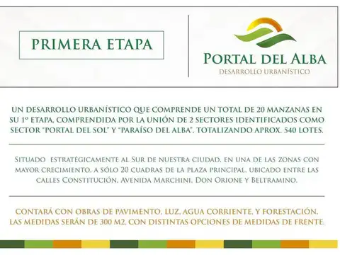 Terreno en Venta de 300,0 m2