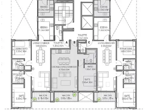 Departamento en Venta de 2 ambientes