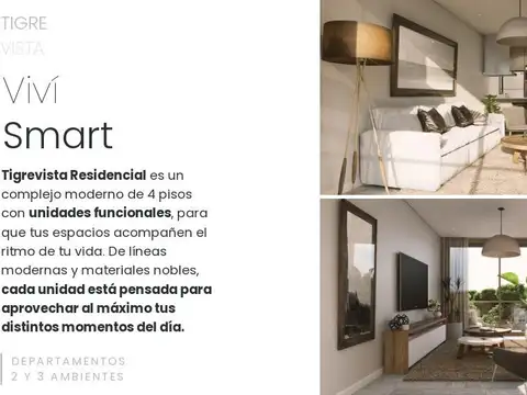 Venta Departamento 2 ambientes en Tigre centro