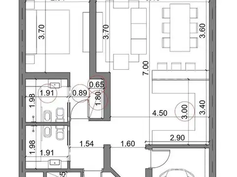 Depto Tipo Casa en Venta de 4 ambientes