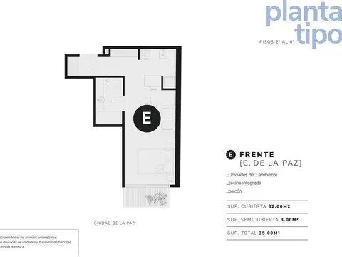 Departamento en Venta en Belgrano, USD 116.500
