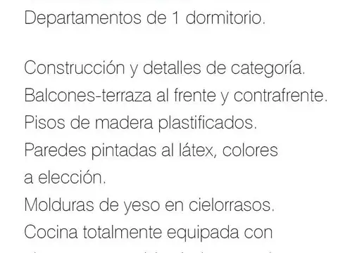 Departamento en Venta A Estrenar