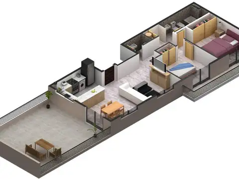Departamento en Venta con 1 cocheras