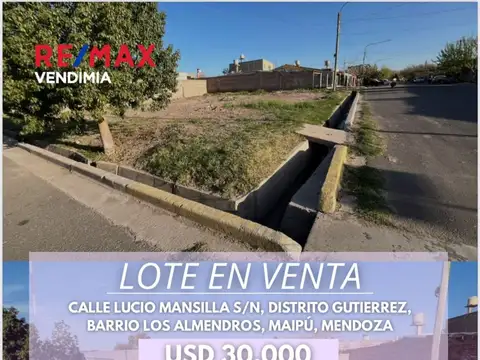 VENTA DE LOTE