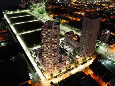 Venta departamento de 2 dormitorios con balcón y amenities en Puerto Norte, Rosario