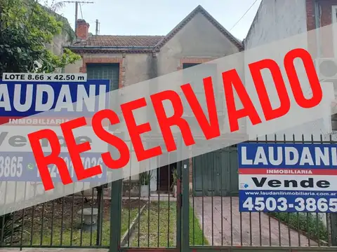 CASA a RECICLAR en Villa Devoto, lote de 8x42