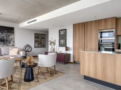 Departamento 2 ambientes con 2 baños
