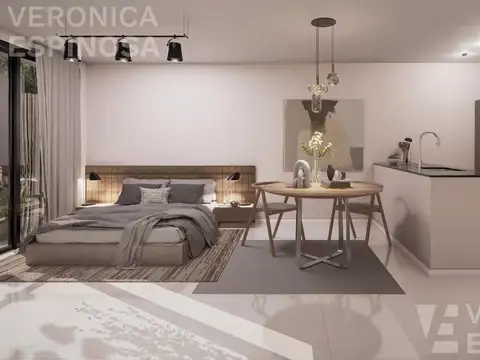 Departamento Monoambiente con 1 baño