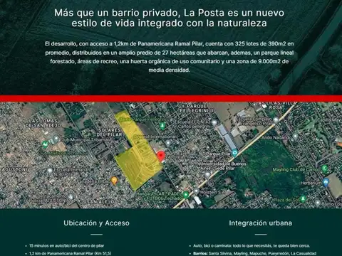 Terreno en Venta en La Posta, USD 30.000