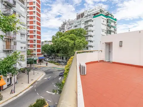 ALQUILER  COMERCIAL 2 ambientes terraza , cochera