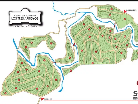 Venta Terreno - La Falda, Club de Campo Los Tres Arroyos