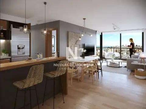 Monoambiente en Venta Con Exclusivo Piso alto En  Pocitos - Montevideo.