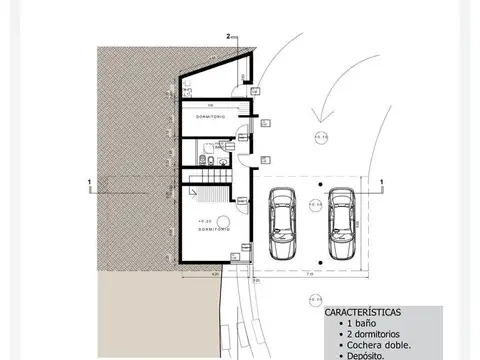 Casa 4 ambientes con 2 baños