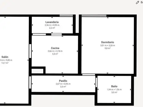 Departamento en Venta en Martinez, USD 115.000
