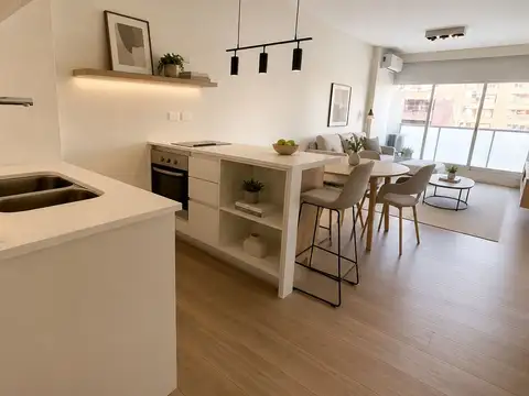 Departamento 2 ambientes con 1 baño