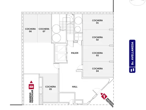 Cochera en Venta Cubierta