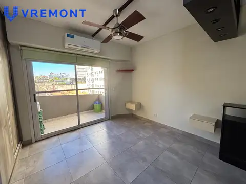Departamento Monoambiente con balcón en Alquiler, Balvanera. Servicios INCLUIDOS EN LA EXPENSAS.