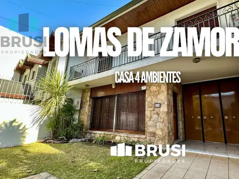 CASA EN VENTA EN LOMAS DE ZAMORA - 4 AMBIENTES - 2 PLANTAS
