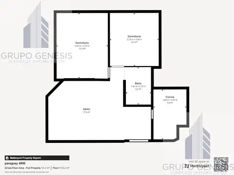 Departamento en Venta de 3 ambientes