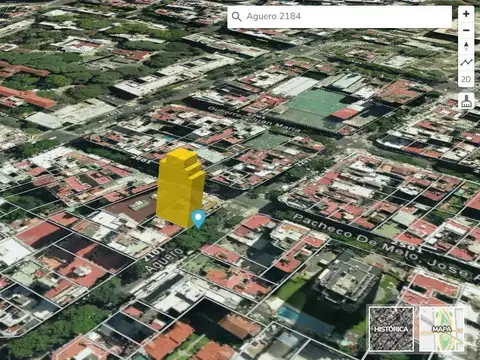 Excelente terreno en Agüero y P. de Melo. Metros vendibles: 924m