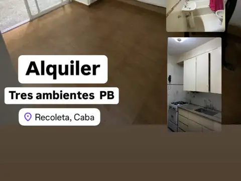 Departamento en alquiler en Recoleta