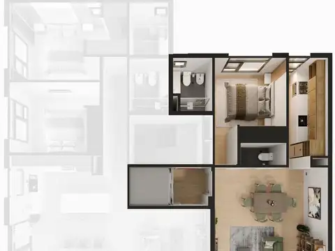 Departamento en Venta de 2 ambientes
