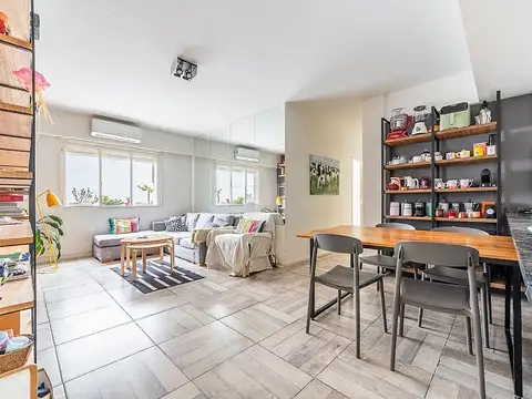 Departamento en Palermo de 3 ambientes totalmente reciclado a nuevo.