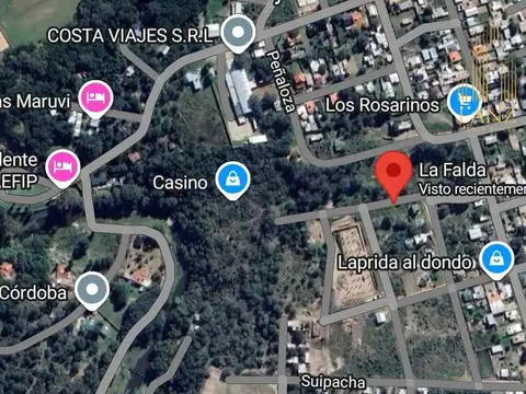 Terreno en Venta 34  mts Fondo