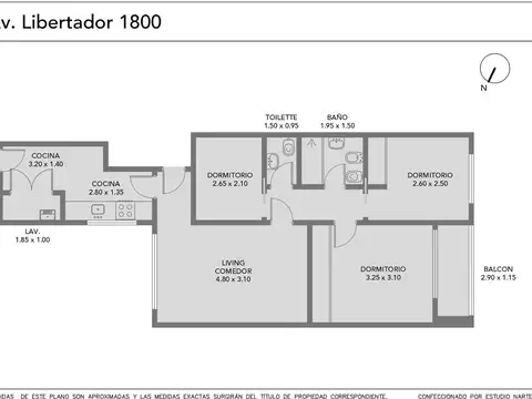 Departamento en Venta al Noreste
