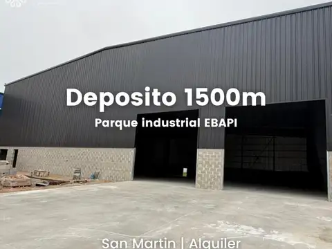 Depósito en alquiler en San martin