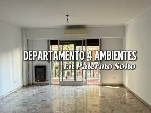 Departamento 4 ambientes con cochera fija - Super Luminoso
