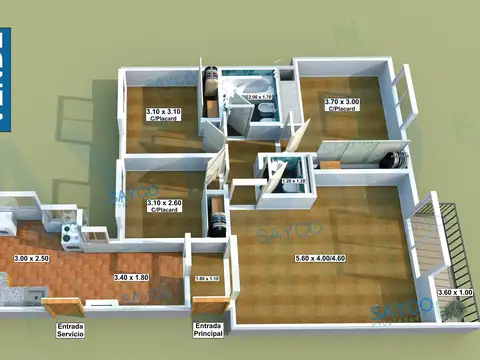 Departamento en Venta 55 años