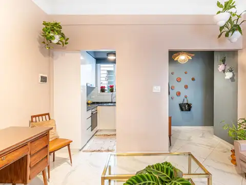 Departamento 2 ambientes con 1 baño