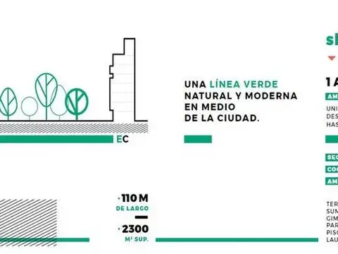 Departamento 2 ambientes con 1 baño