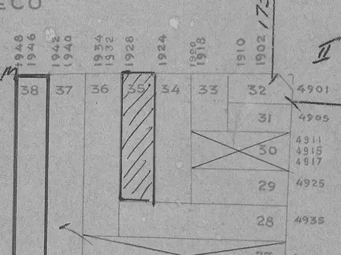 Terreno en Venta 23,79  mts Fondo