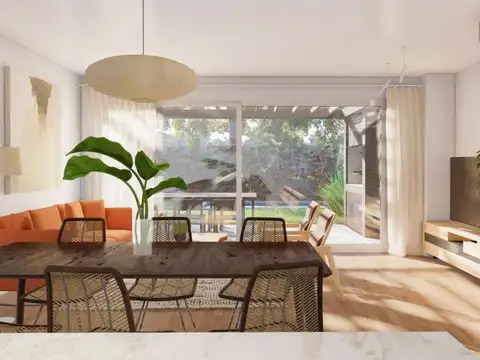 Townhouse en venta en Aldeana Pilar 3 ambientes con jardin privado