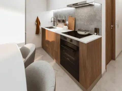 Departamento venta 1 dormitorio-construcción-42 metros-Frente-Pozo-Tribunales-La Plata