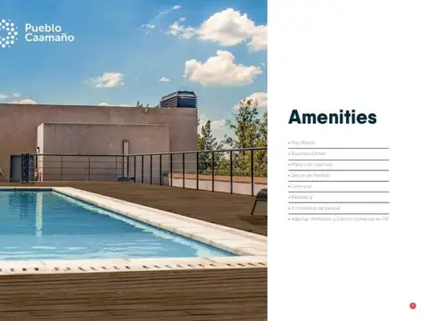 Departamento apto profesional en Pueblo Caamaño