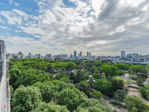 Moderno depto de 110m2 con terraza e impactantes vistas abiertas al Ecoparque