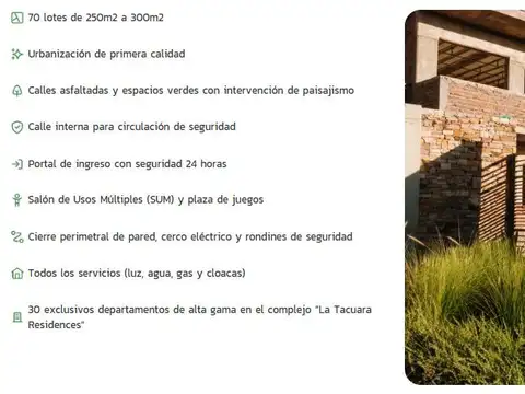 Terreno en Venta de 300,0 m2