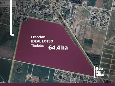 Lote en venta 64,4 ha Timbúes