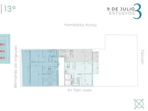 Departamento en Venta de 2 ambientes