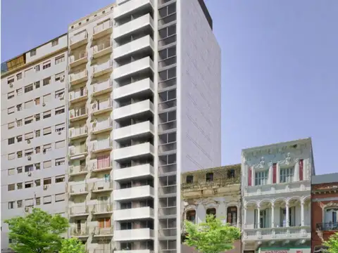 Departamento 2 ambientes - Disposición Contrafrente con excelente vista - Barrio de San Telmo