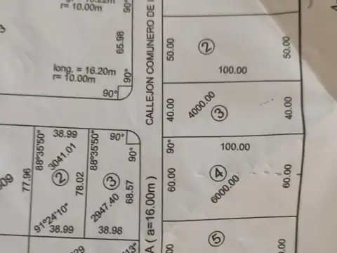 Terreno en Venta en Uspallata, USD 20.000