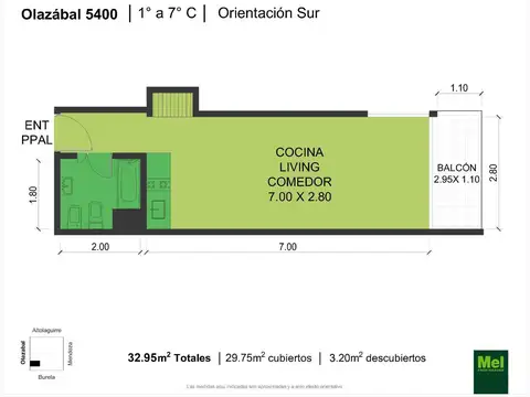 Avenida Olazábal 5400, Piso 6